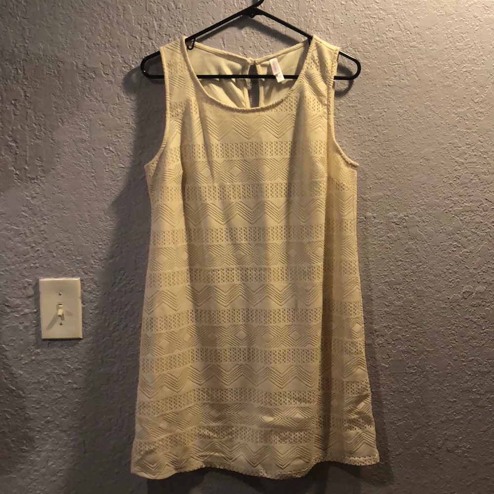 Target cream dress